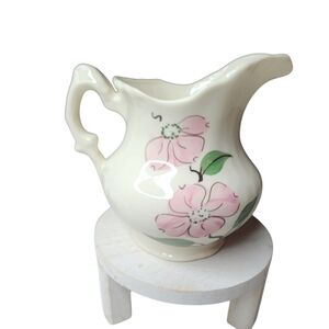 Vintage Cherokee Pottery Dogwood Creamer.  Rogersville, TN